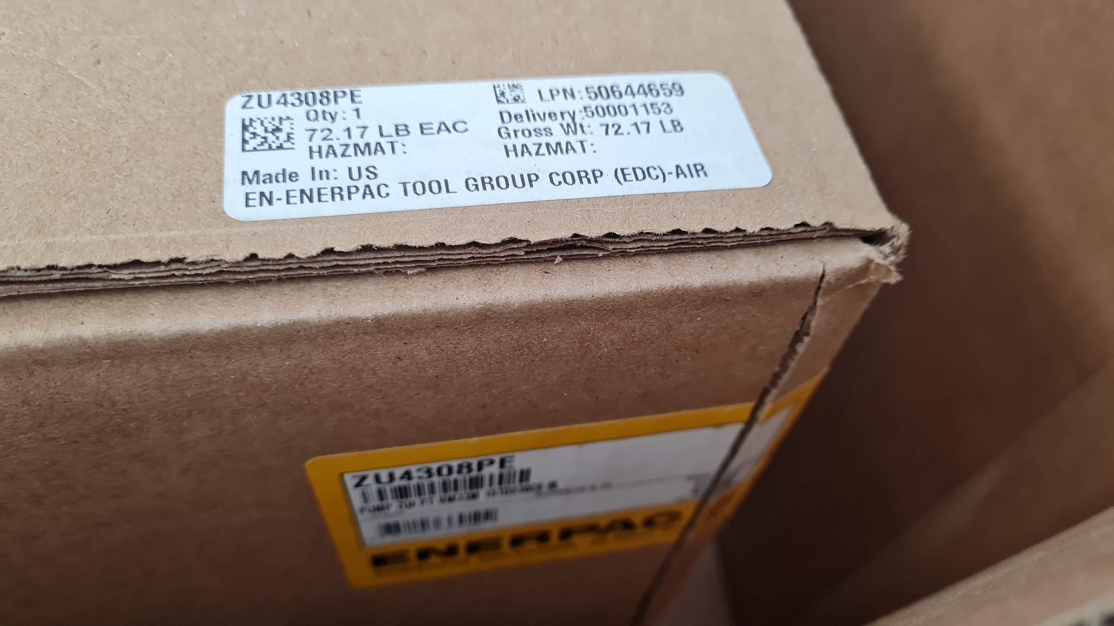 Enerpac ZU4308PE Electric Hydraulic Pump