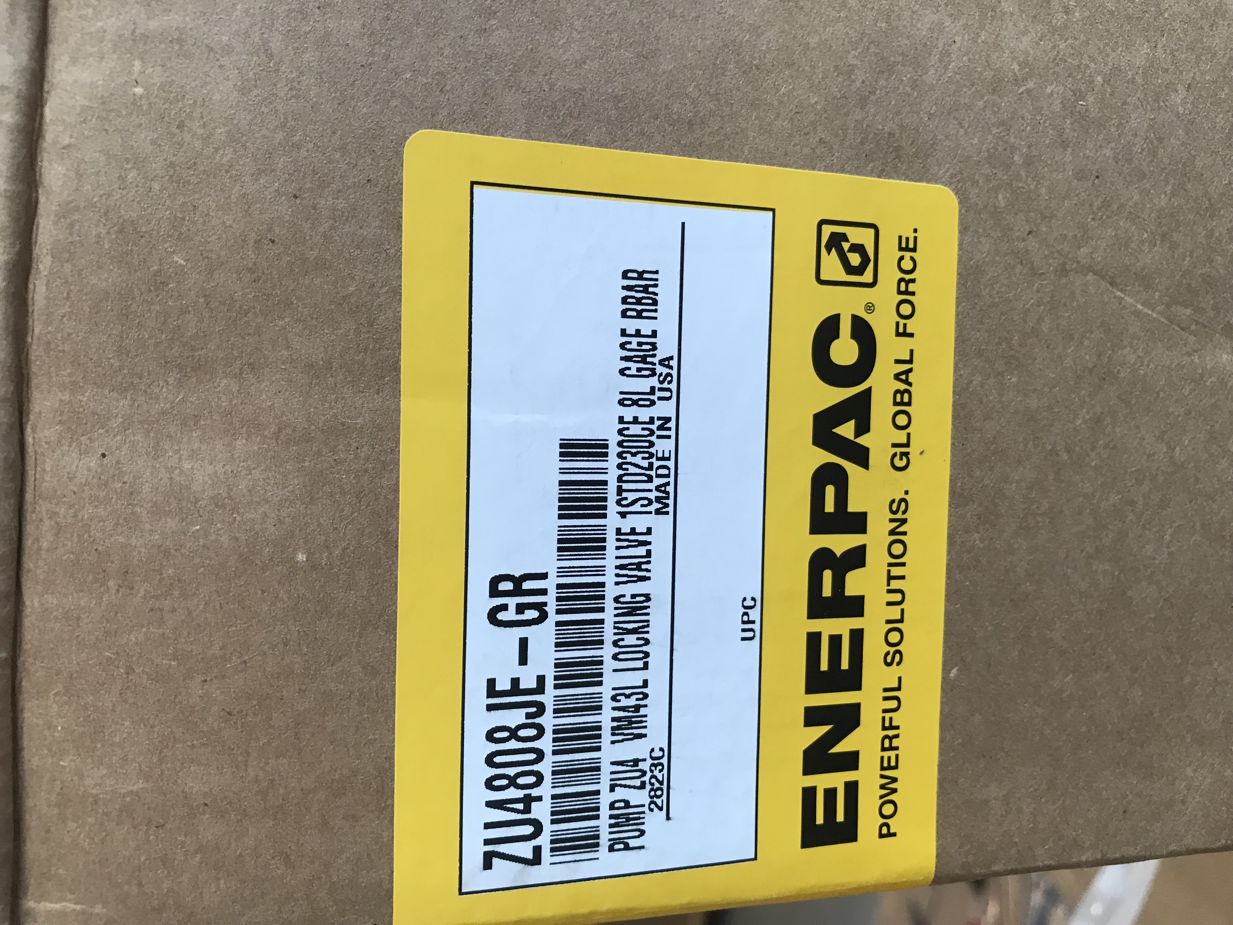 Enerpac ZU4808JE-GR Electric Hydraulic Pump
