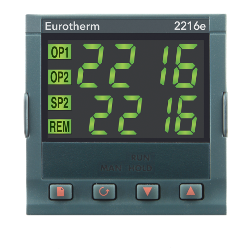 Eurotherm 2216E /CC /VH /RH / /XX /CH /2XX /ENG /XXXXX /XXXXXX /K /0 /1200 /C /XX /XX /XX     Temperature Controller