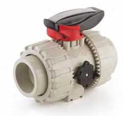 FIP Italy VKDBEM Series DN 10÷50  DUAL BLOCK® 2-way Ball Valve Image