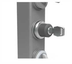 Fortress Interlocks TK7  3 Position Key Switch Image