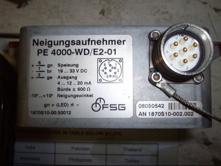 FSG PE 4000-WD/E2-01 Sensor