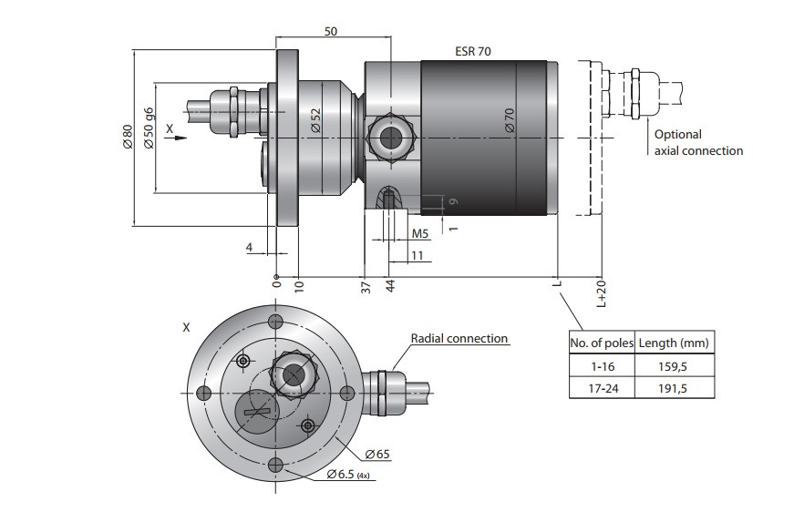 Gat ESR 70  Slip Rings Image