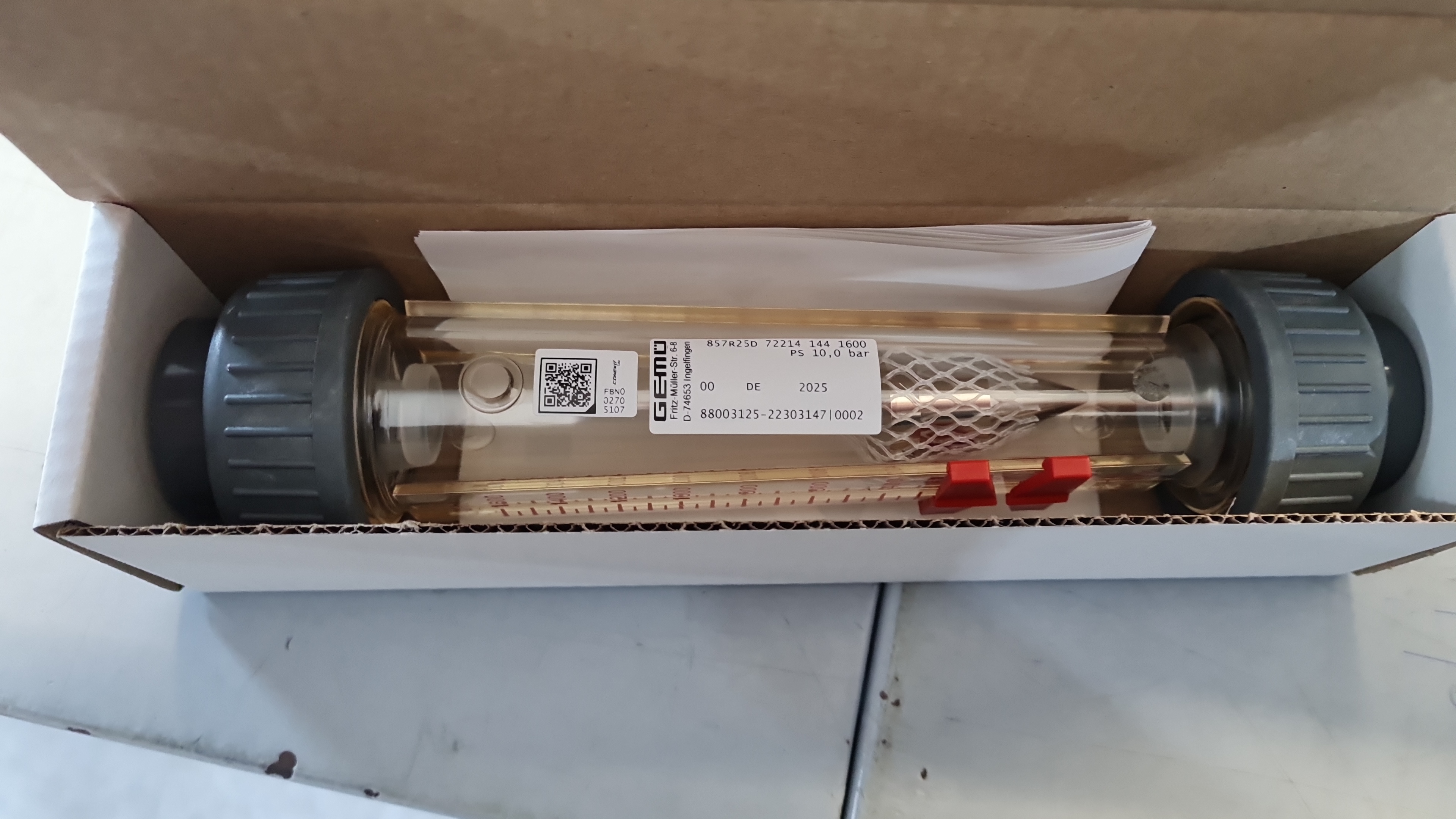 Gemü 857R25D 722141441600 Flow Meter