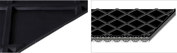 Habasit 2P120/20/0/SE Diamond Black  Light Conveyor Belt Image