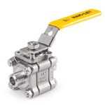 Ham-let Pipe Buttweld  H-500 Three Piece Ball Valve Image