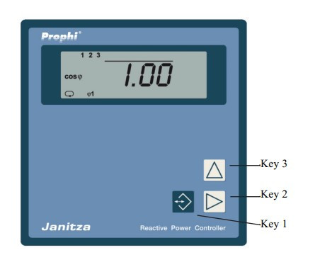 Janitza 14.16.028 Prophi 12R   Reactive Power Control Relay With Lcd Display Image