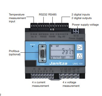 Janitza UMG104  Digital Signal Processor Image