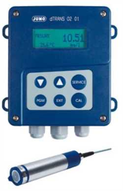 JUMO    dTRANS O2 01 - transmitter / controller for dissolved oxygen (DO) with separate operating unit (202610) Image