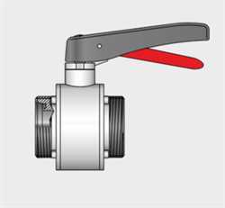 Kieselmann 4021 G-G   Straight-way Ball Valve Image