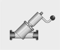 Kieselmann 5010 G-G   Full Flow Inclined Seat Valve Image