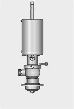 Kieselmann 5859 S   GEMBRA Aseptic Tank Outlet Double-seat Valve Image