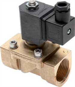 Landefeld 2/2-way solenoid valves made of brass, force pilot operated Image