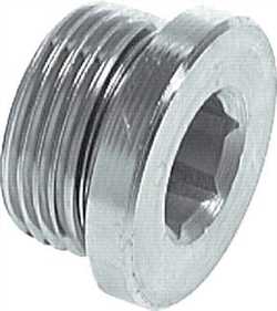Landefeld Locking screws with elastomer seal (metric), up to 400 bar Image
