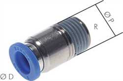 Landefeld Push-in fittings with round body, Standard Image