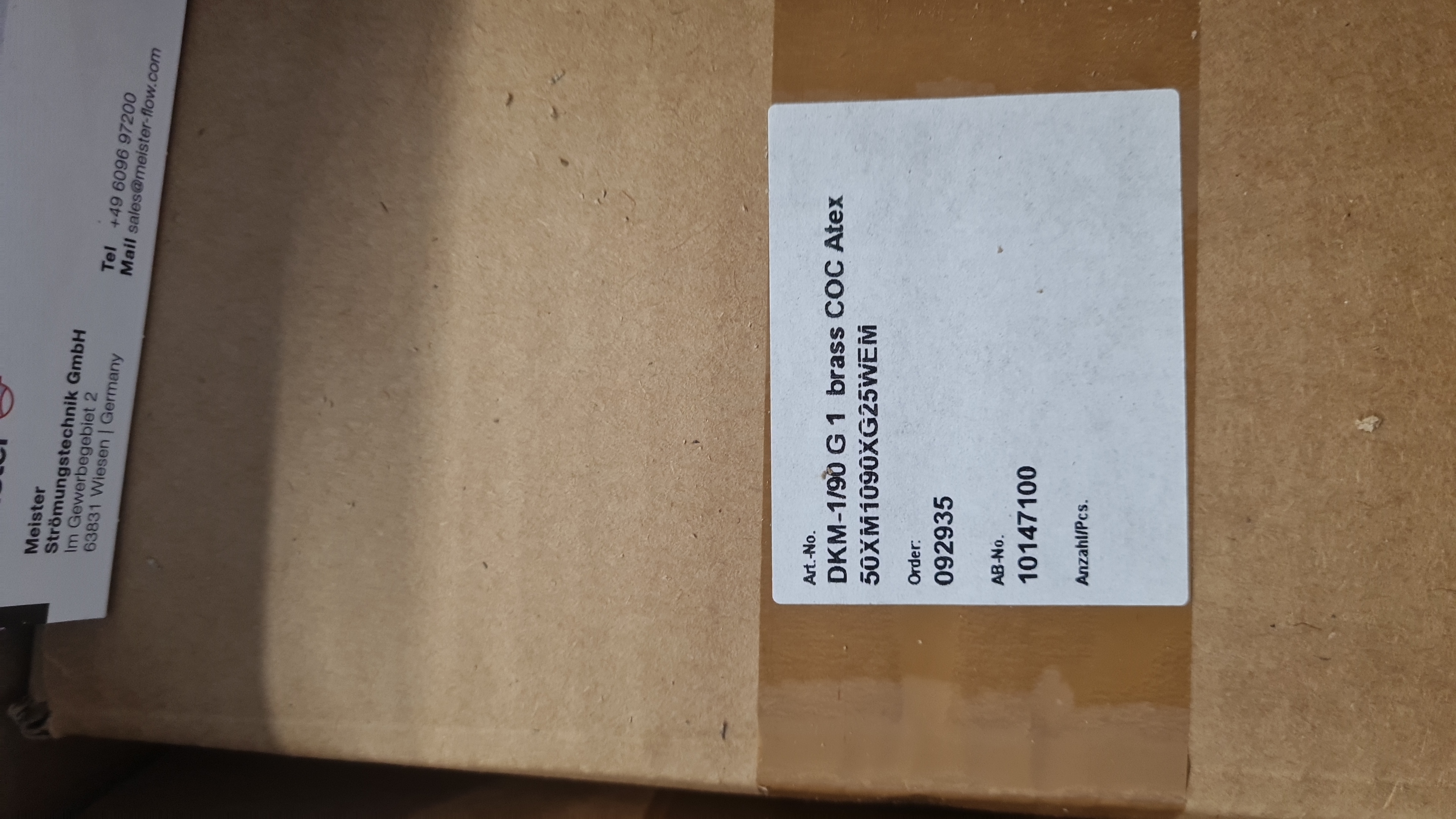 Meister 50XM1090XG25WEM Flow Monitor