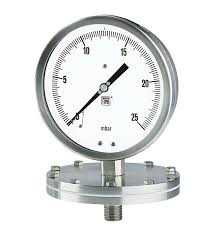 Nuovafima MN 12/18 A DN150 AAFB PQO M22 diaphragm pressure gaugeflanged connection Image