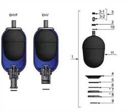 Olaer 11044600225I EHV 50 L D22 Bladder Image