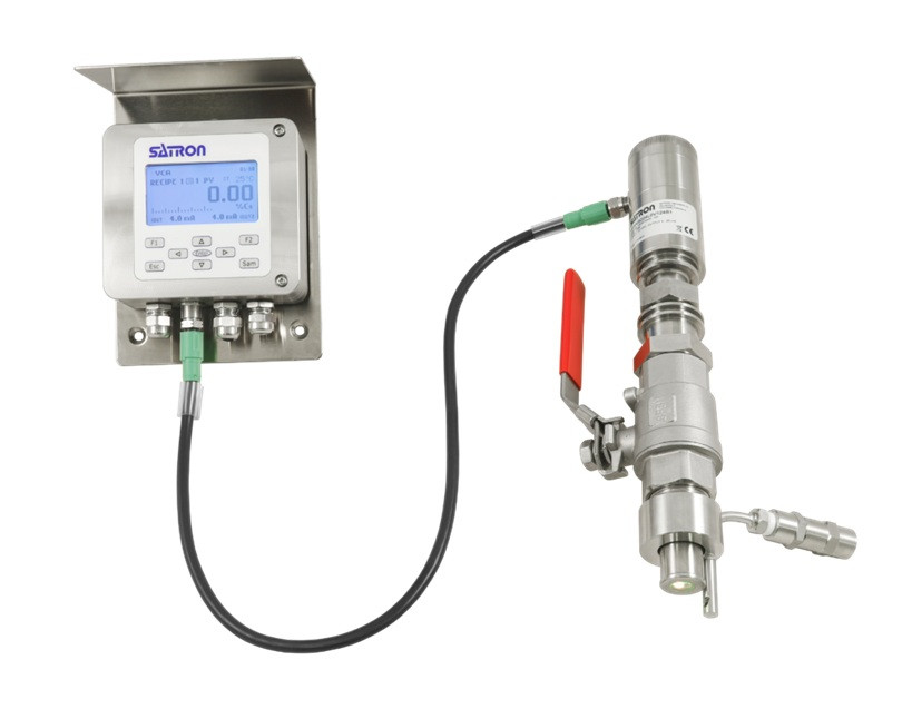 Satron LUMINA VCF  Optical Freeness - Consistency Transmitter for Pulp - Paper Industry Image