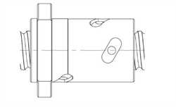 Servomech SFN-D.25.10.3R  Single Nut with Flange Image