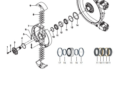 Watson-Marlow BREDEL 28-29110201 Spacer Outside-st 35 Steel (spx40)