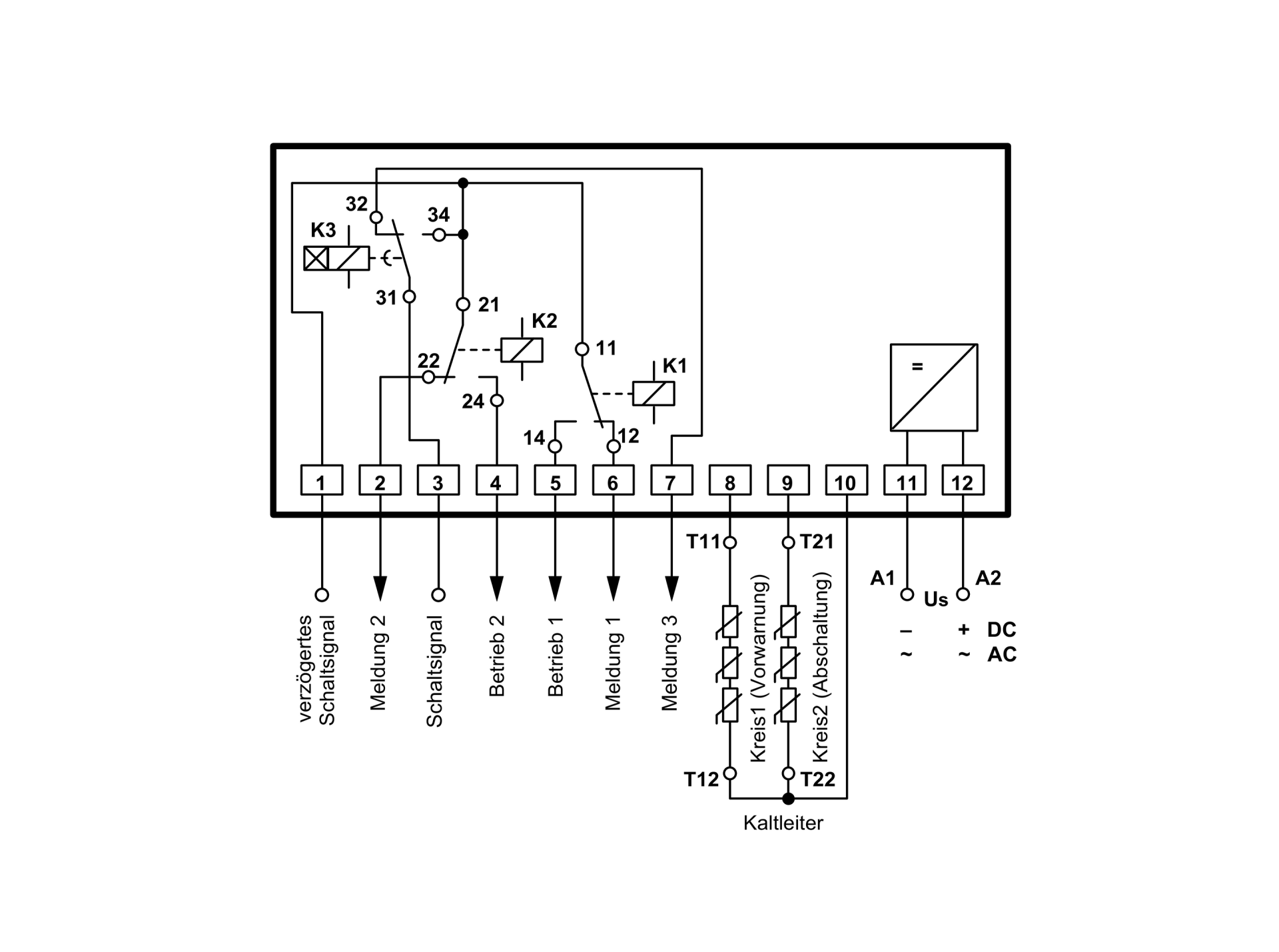 Ziehl T221697 MSF220SE  AC/DC 90 - 240 V Resistor Relay