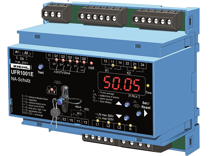 Ziehl UFR1001E Grid And Plant Protection