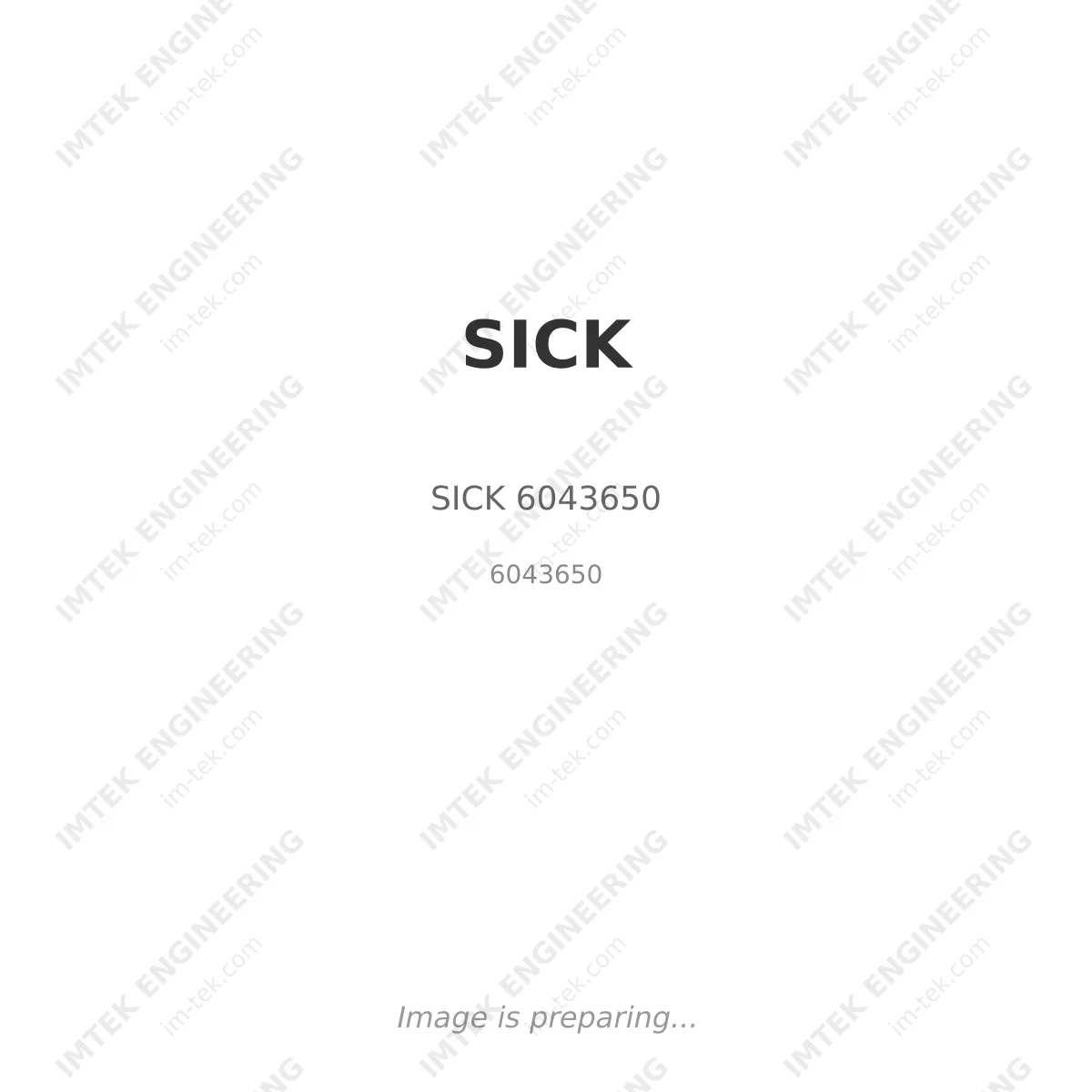 SICK SICK 6043650 - 6043650