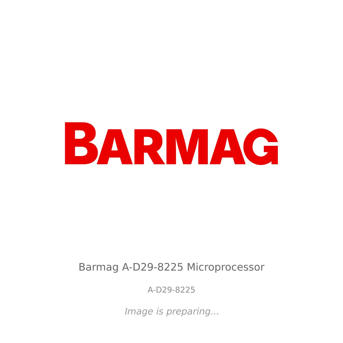Barmag Barmag A-D29-8225 Microprocessor - A-D29-8225