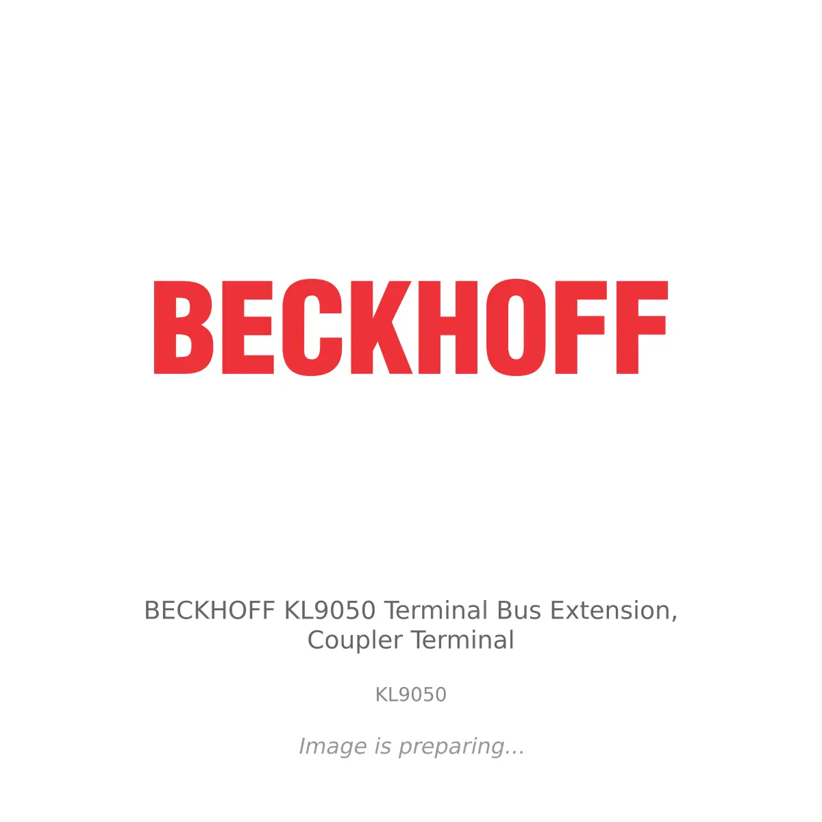BECKHOFF BECKHOFF KL9050 Terminal Bus Extension, Coupler Terminal - KL9050