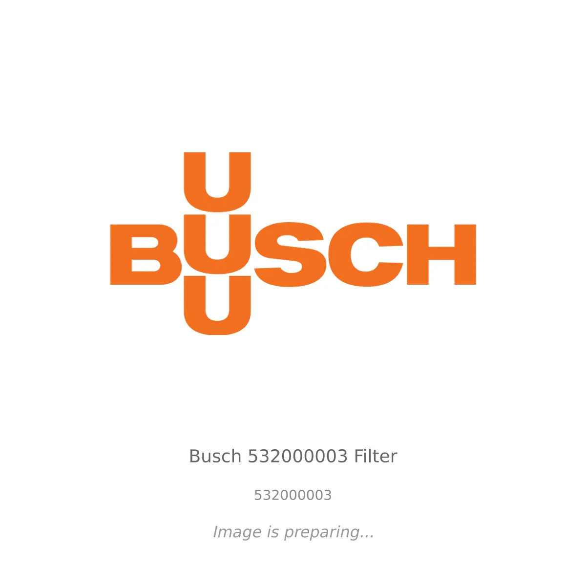 Busch Busch 532000003 Filter - 532000003