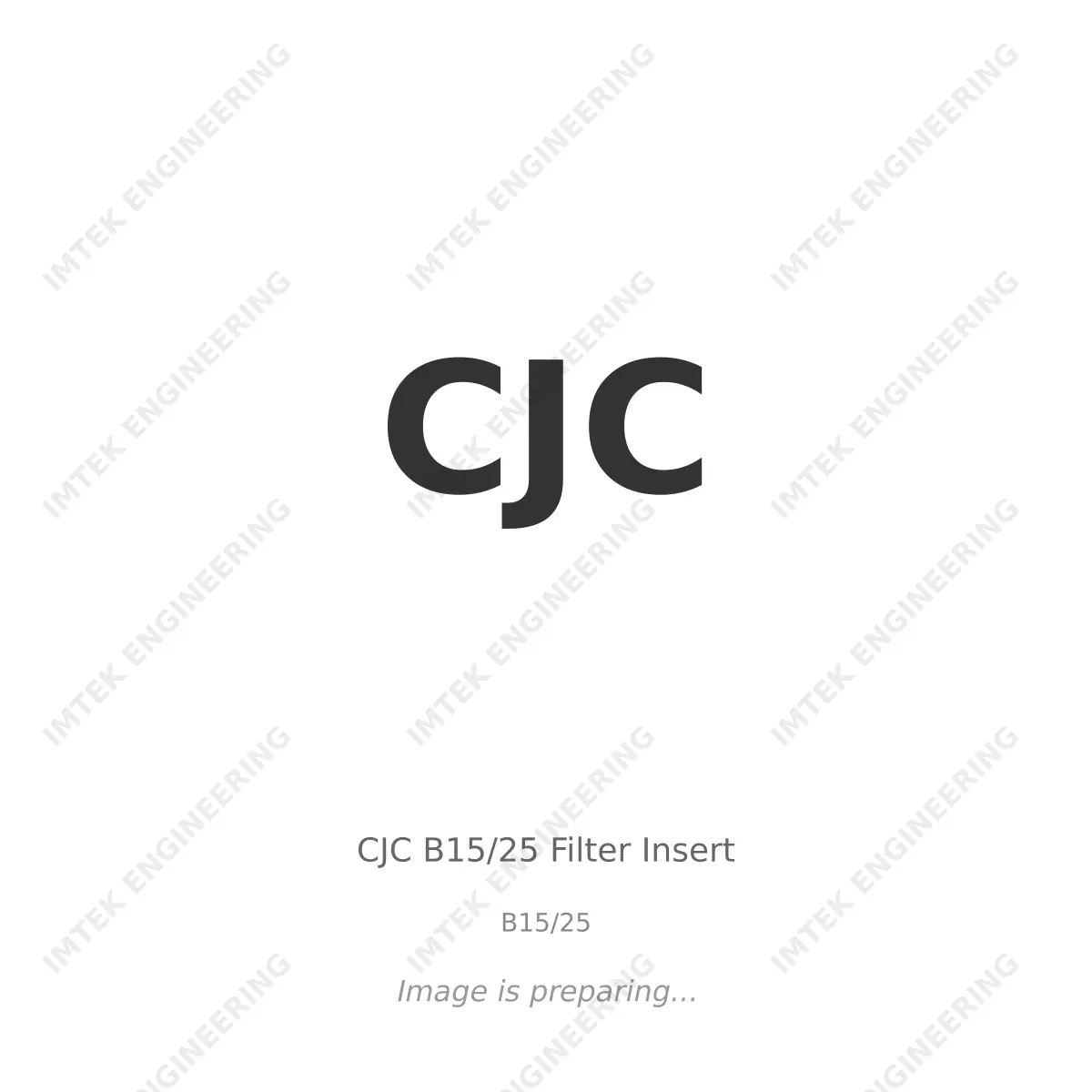 CJC CJC B15/25 Filter Insert - B15/25