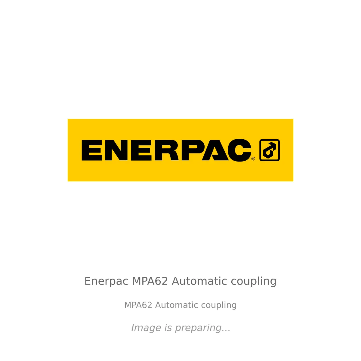 Enerpac Enerpac MPA62 Automatic coupling - MPA62 Automatic coupling