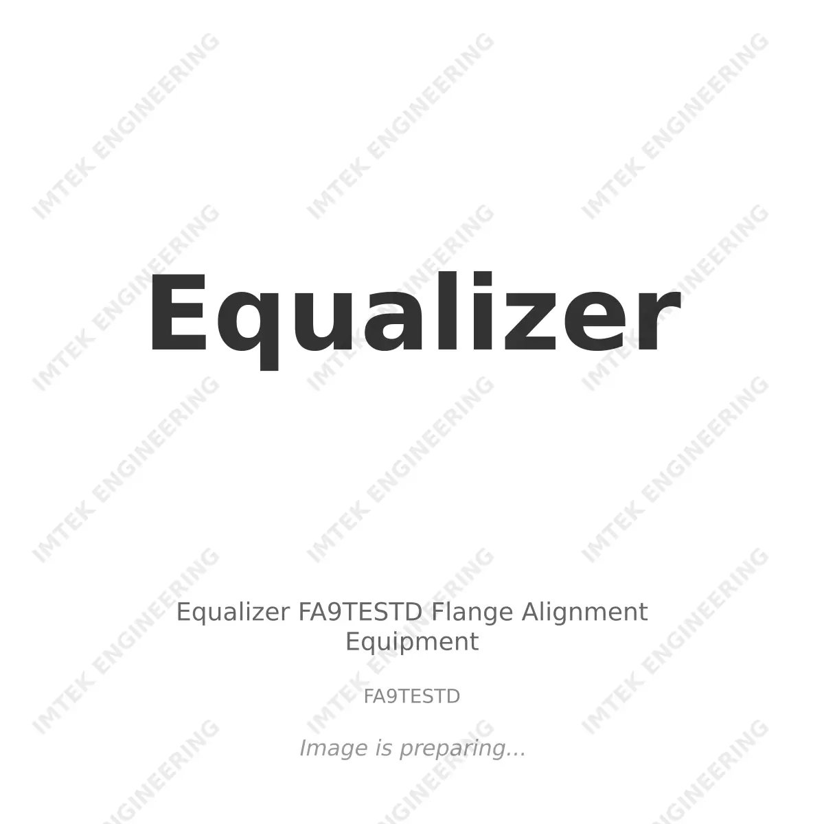 Equalizer Equalizer FA9TESTD Flange Alignment Equipment - FA9TESTD