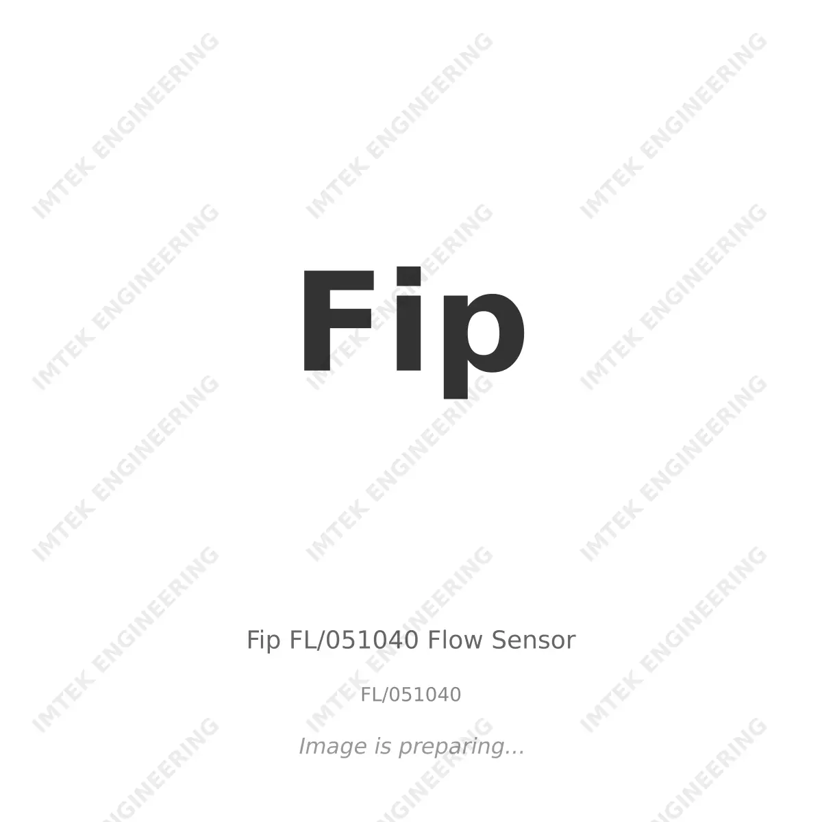 Fip Fip FL/051040 Flow Sensor - FL/051040