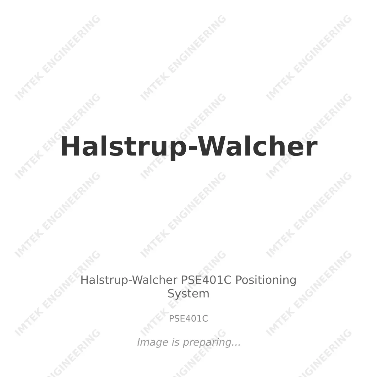 Halstrup-Walcher Halstrup-Walcher PSE401C Positioning System - PSE401C