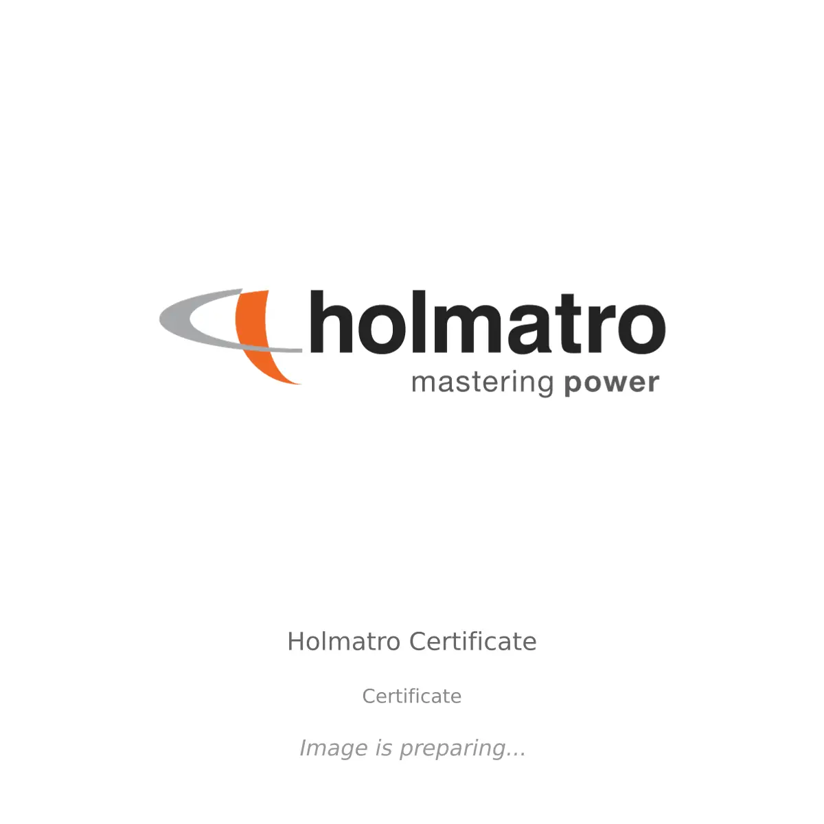 Holmatro Holmatro Certificate - Certificate