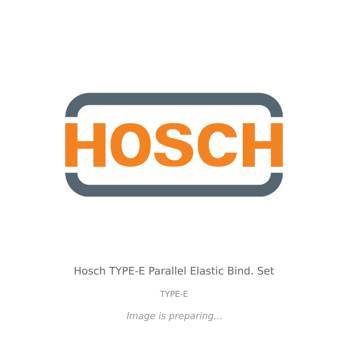 Hosch Hosch TYPE-E Parallel Elastic Bind. Set - TYPE-E