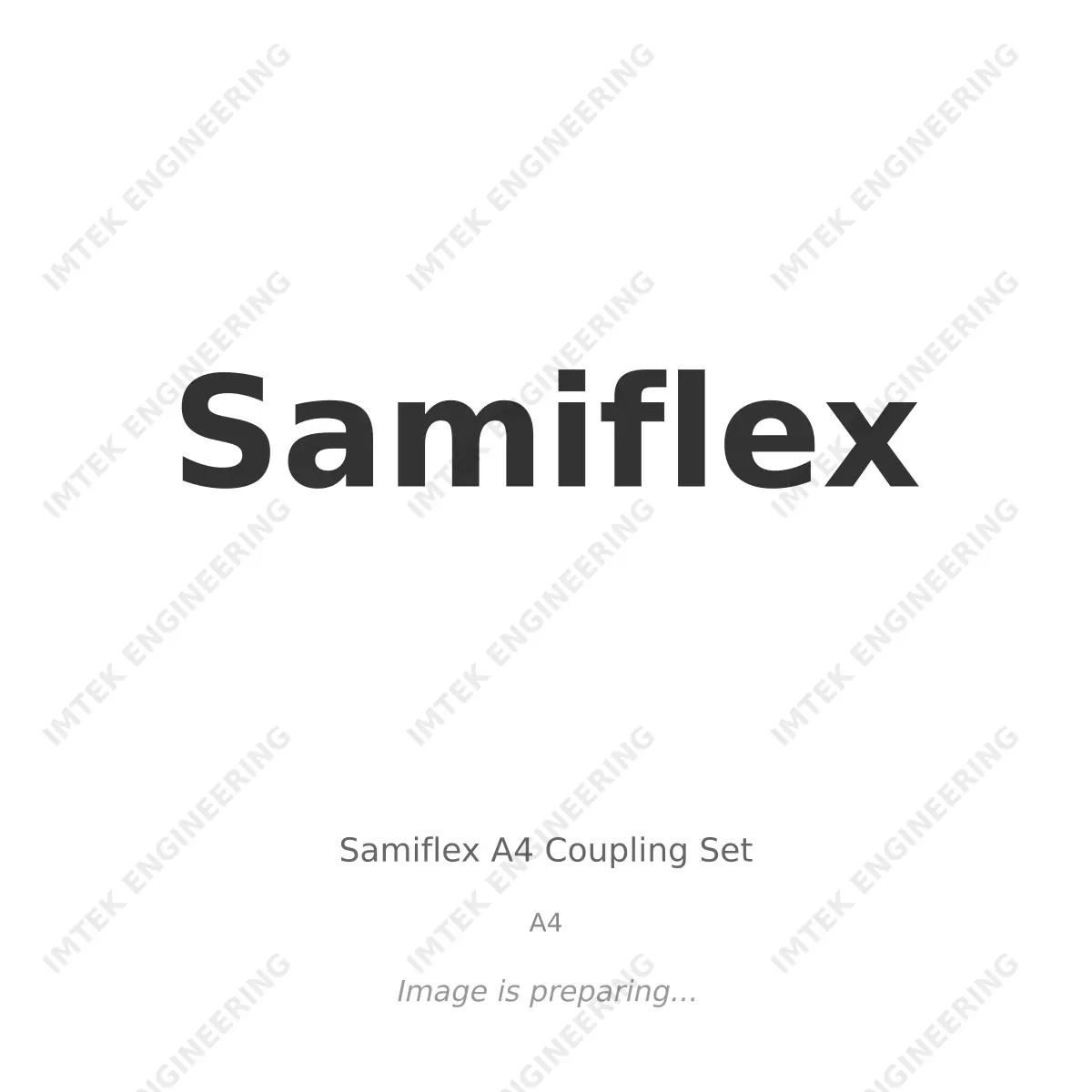 Samiflex Samiflex A4 Coupling Set - A4