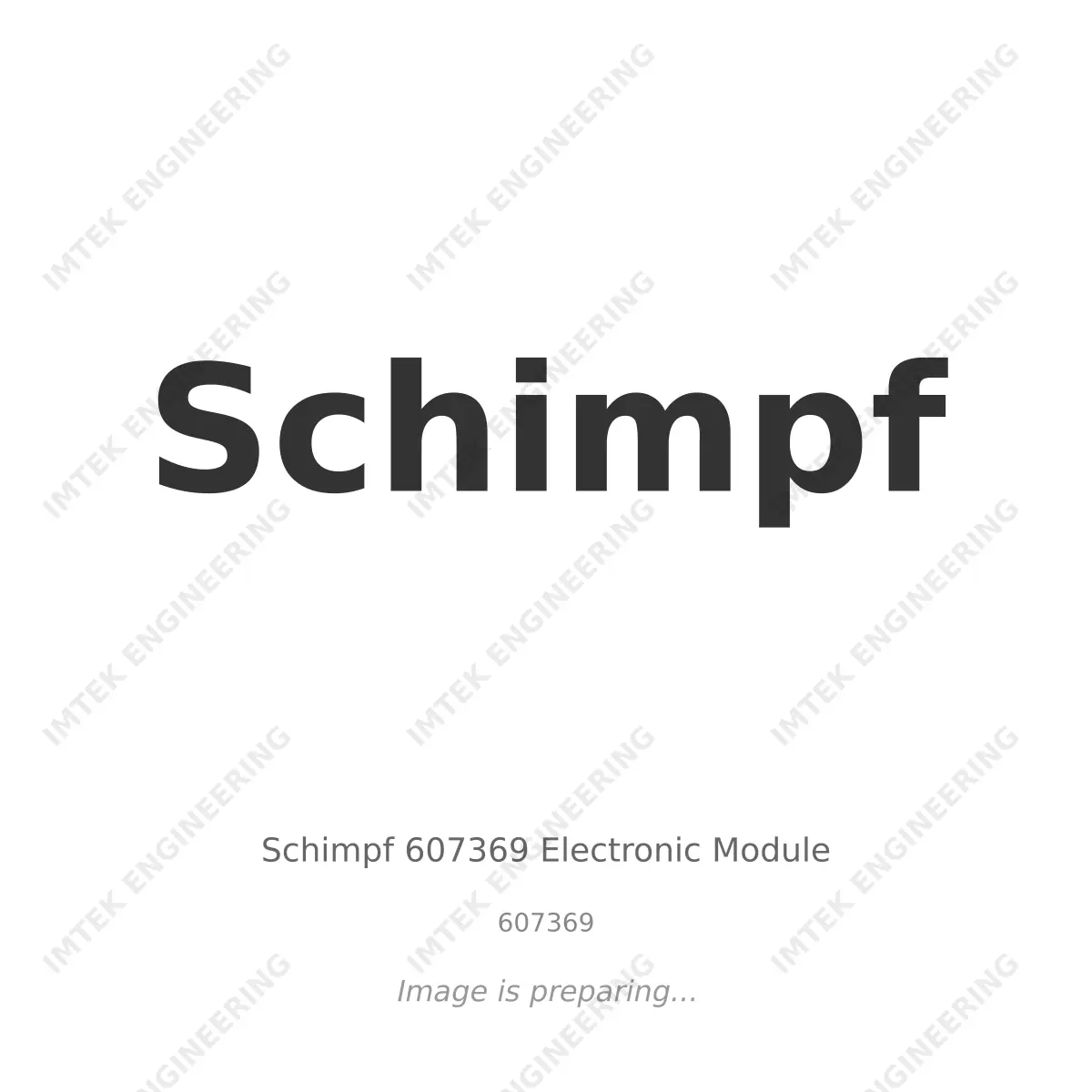 Schimpf Schimpf 607369 Electronic Module - 607369