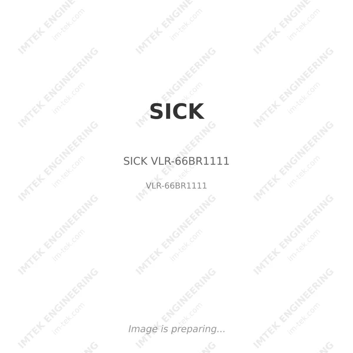 SICK SICK VLR-66BR1111 - VLR-66BR1111