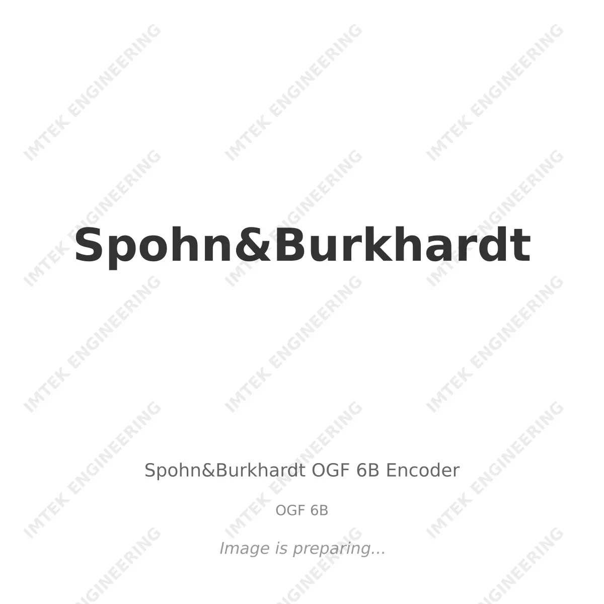 Spohn&Burkhardt Spohn&Burkhardt OGF 6B Encoder - OGF 6B