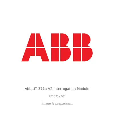 ABB Abb UT 371a V2 Interrogation Module - UT 371a V2