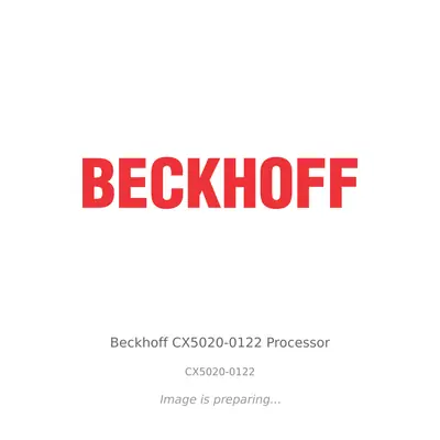 Beckhoff Beckhoff CX5020-0122 Processor - CX5020-0122