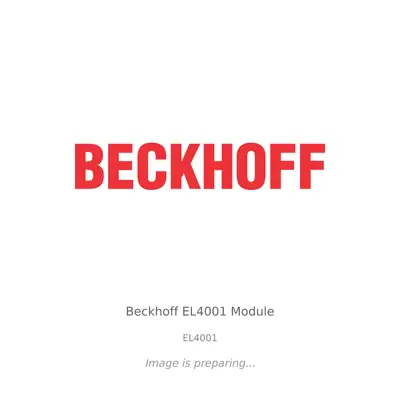 Beckhoff Beckhoff EL4001 Module - EL4001