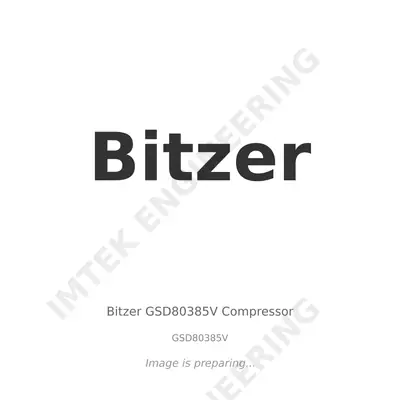 Bitzer Bitzer GSD80385V Compressor - GSD80385V