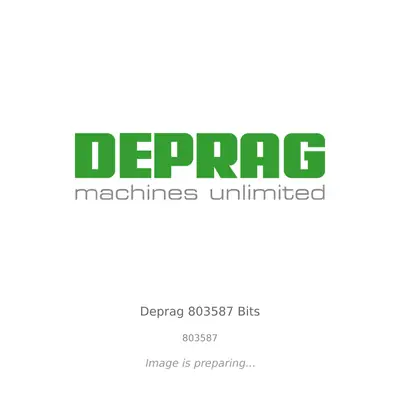 Deprag Deprag 803587 Bits - 803587 thumbnail 1