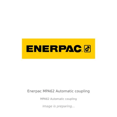 Enerpac Enerpac MPA62 Automatic coupling - MPA62 Automatic coupling