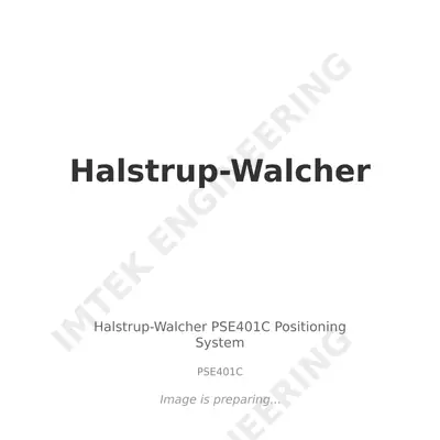 Halstrup-Walcher Halstrup-Walcher PSE401C Positioning System - PSE401C