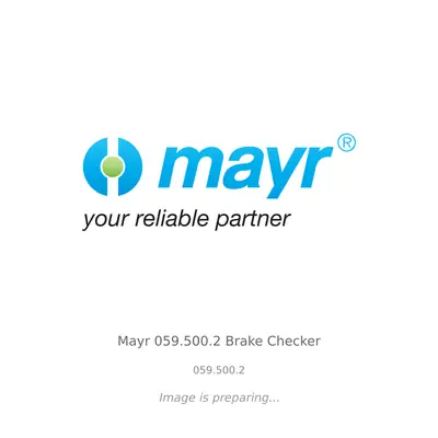 Mayr Mayr 059.500.2 Brake Checker - 059.500.2